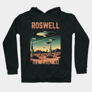 "Roswell Reverie" Vintage Graphic Tee Hoodie